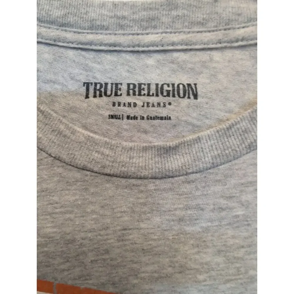 true religion t shirt Small Gray